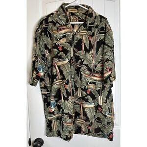 Kane Malia‎ Hawaiian Shirt Short Sleeve Men’s Size XL Made in Hawaii USA Vintage
